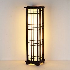 한옥등 등 좌식 원목 거실 카페용 스탠드 무드등 일본식 플로어, 브라운90cm(리모콘)