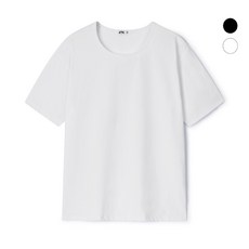 [엔티비씨] U넥 쿨코튼 베이직 반팔 티셔츠_2COLOR
