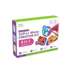 相機專家 myFirst 3D Pen Make 3D列印筆創作套組 兒童安全 創意趣味 藍色 紅色 公司貨