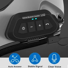오토바이 헬멧 무선 헤드셋 BT 5.0 블루투스 음성 지원 모토 이어폰 헤드폰 1200mAh, Black Soft Mic, Black Soft Mic, Black Soft Mic
