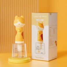 오리 자동 목욕 거품기, 옐로우 펫전동거품기, 1개