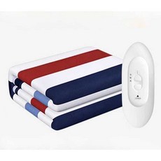 전기 담요 이중 제어 스마트 온도 캠핑 가정용, 편안한 벨벳(70x150 ) 스트라이프, 1개