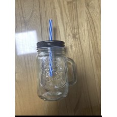 雀巢 Dolce Gusto 梅森罐 梅森杯 酷冰杯 春櫻拿鐵杯 玻璃馬克杯, 梅森罐（附吸管）, 1個