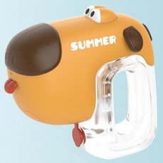 오르고 대용량 물총 전동 워터건 캐릭터, 브라운 퍼피, 1개