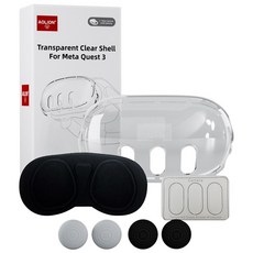 스냅케이스 메타퀘스트3 케이스 필름 팩 MQ3S, 1세트, 1개