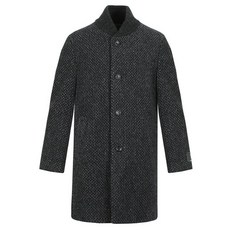 [국내매장 정품] 레노마 옴므 울혼방 시보리넥 스탠다드핏 코트 네이비 RNLMBH75A + 637233