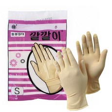 동광상사 깔깔이 미용장갑 중형 M, S(소형), 5개