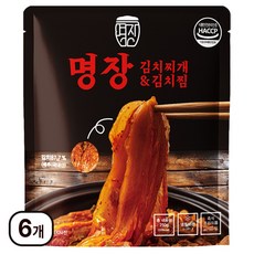 명장김치찌개&김치찜, 6개, 250g