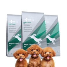 강아지 로우펫 다이어트 비만 당뇨 사료, 당뇨병 관리, 3kg, 2개