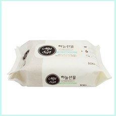 (에스피유통) 하늘선물 다용도 물티슈 리필 100매, 1개
