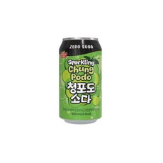 보람 청포도 소다 제로캔, 24개, 350ml