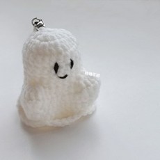 糖織 ins風 小幽靈掛件 手工鉤織 小鬼 吊飾 針織 文創 手作 手工 鑰匙圈 掛飾 編織 手機鍊 送禮