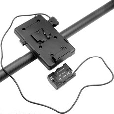 자이로뷰 V마운트 배터리 카본 파이버 마운트 및 DTap에서 LPE6로 변환 어댑터 케이블 (Ronin MMX Movi 짐벌용), 자이로뷰 V마운트 배터리 카본 파이버 마운트 및 DTa