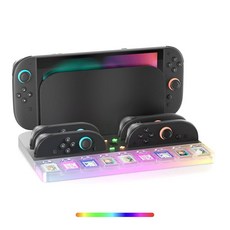 JDGPOKOO Charging Dock Station Compatible with Nintendo Switch 2 Joy-Con Controller Charger Switc