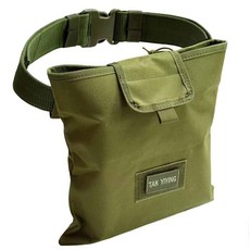 야외 전술 허리 MOLLE 덤프 파우치 싱글 5.56 퀵 풀 결합 재활용 가방 벨트, 02 RG