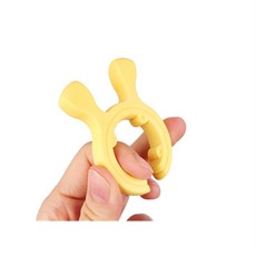 노픽마켓 국자받침대 실리콘뒤집개받침대, 옐로우