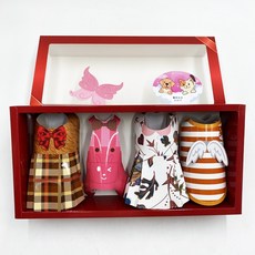 古德 紙紮貓狗衣服 寶貝公主款 寵物往生用品 精緻紙紮服裝, 1個, Multi-color