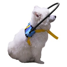 비바펫 강아지 실명 노견 엔젤링 시각장애견 충돌방지 보조기, S(엔젤링), 1개