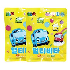 다산메디칼 꼬마버스 타요 멀티비타 40정, 1.3g, 2개