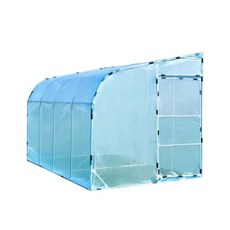 반쪽 비닐하우스 텃밭 온실 농막 뼈대 창고 프레임, 1개, 4. 폭1.5m 길이3m 두꺼운필름
