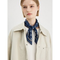 리스트 코튼 패턴 스퀘어 스카프 TCASFQ62010