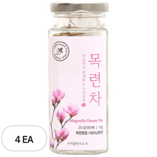 우리꽃연구소 목련차 삼각티백, 500mg, 20개입, 4개