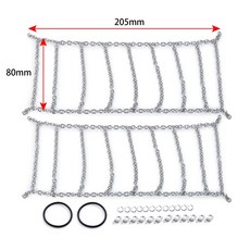 AXSP 금속 스노우 SCX10 105 RO CRAWLER 10 체인 D90 130MM RC AXIAL 114 120 90046, for 114mm Ti s, 1개