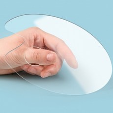 SSZ 유화용 투명 아크릴 타원 미니 팔레트 10X15CM 2개, 1세트, 1