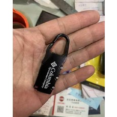 Columbia 登山背包配件, 迷你掛鎖行李箱揹包鎖健身房更衣櫃門鎖, 1個