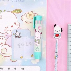산리오 노크식 지우개 1p 초등생 학용품 수정 고무