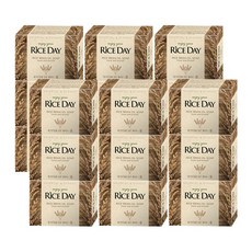 CJ LION CJ라이온 라이스데이 비누 (윤) 1입, 90g, 18개입