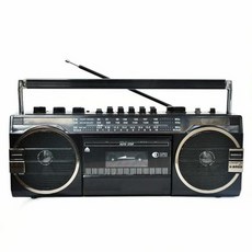 워크맨 카세트 테이프 하이 퀄리티 휴대용 녹음기 플레이어 USB TF BT 음악 재생 워크맨 레트로 드라이브 AM FM SW 라디오 블루투스 스피커, Black