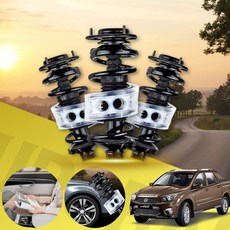 쌍용 코란도스포츠 차량용 우레탄 쇼바 완충기 좌우 세트, 전륜좌우