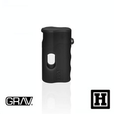 GRAV LABS 美國製 Silicone Dugout 旅行菸斗 Pipe 420 Joint, 1個, 黑色 BLACK
