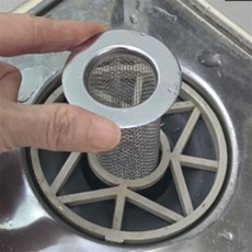 심플리앤 다용도 스텐 배수구망 싱크대배수구망, 2.5 x 4cm