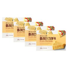 4번구워 더 바삭한 플레인 크래커, 4개, 340g