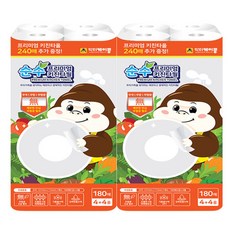 닥터케이콩 키친타올 180매 x 16롤키친타월 기름제거, 16개