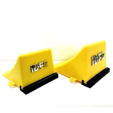 IDFR 車擋 輪擋 止滑防倒退車輪擋 停車安全輪胎擋 - 黃色2入, 2個
