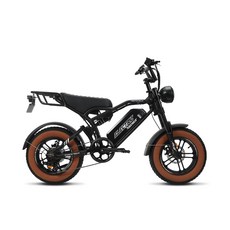 모토벨로 PAS 48V 20AH 자토바이 전기자전거 500W FN16 고객직접설치, 블랙, 알루미늄