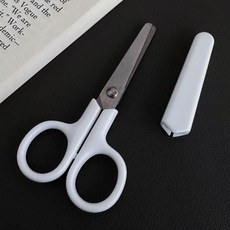 안전캡 미니 휴대용 문구가위, 1개, 상세페이지 참조