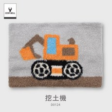 CERFBELL 兒童交通車緹花羽毛圍脖 警車造型 3-12歲適用