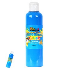 [팔마누] 미술용품 어린이미술 미술활동 미술놀이 스프레이 물감 슈팅 컬러 리필 250ml 형광파랑