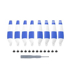 DJI 미니4 프로 전용 저소음 프로펠러 세트 드론 날개 블레이드 교체용 부품 나사 포함, 1개, (미니4) 프로펠러블루 1개, (미니4) 프로펠러블루