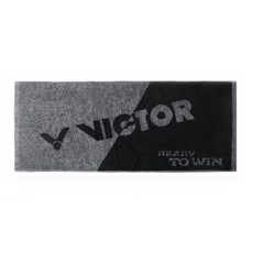 VICTOR 勝利 C-4190 純棉拼色運動毛巾, 1個, C-4190 C 黑灰