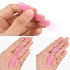 떡상이네 미니 스파출라 10P 메이크업스페출라, 핑크