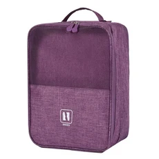 휴대용 신발 가방 여행용 수납 파우치 정리함 짐 옷 화장품 수납 가방 여행용 신발 정리 파우치, 05 보라색