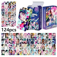 ALIENSTAGE 에일리언스테이지 카드스티커 소장용 포토카드 애니메이션 스티커 LOMO 엽서 XQ-1688-101176-6358421, 1세트, 에이스테