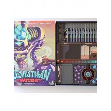 레비아탄 와일즈 보드게임 오거나이저 따라 프린팅 [히트 카드 협력 인서트 기간은, 1 그레이그레이