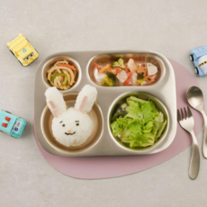 놋향 방짜유기 놋 유기 그릇 어린이 유아 미니 식판, 유아식판 단품, 1개