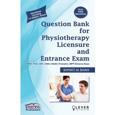 (영문도서) Question Bank for PHYSIOTHERAPY LICENSURE AND ENTRANCE EXAMS Paperback, Clever Pen Publishing Llp, English, 9789383794102